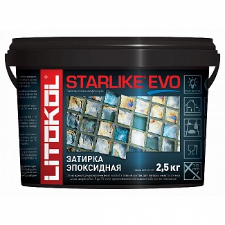STARLIKE EVO (эпоксидная затирочная смесь) S.125 grigio cemento ведро 2,5 кг