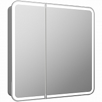 Зеркало-шкаф Elliott LED 800х800 (светодиодная подсветка, датчик движения, розетка)
