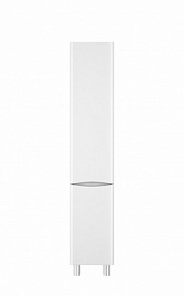 LIKE Шкаф-колонна напольная 35 см, левая, белый глянец