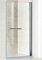 Дверь для душа PA-03 60х185 распашная, стекло прозрачное, профиль хром