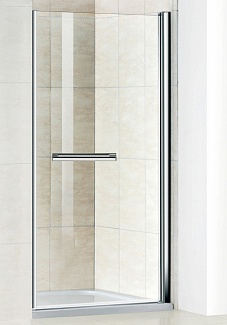 Дверь для душа PA-03 60х185 распашная, стекло прозрачное, профиль хром