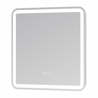 Зеркало Grani Luxe 700 сенсорное управление, встроенные часы, функция антизапотевания