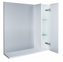 Зеркало-шкаф Вита 65, белый глянец