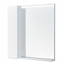 Зеркальный шкаф Рене 80, белый/грецкий орех 1A222502NRC80