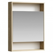 Сити шкаф зеркальный 60 цвет дуб балтийский SIT0406DB