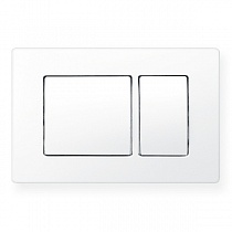 Кнопка смыва Kvadro White (для инсталляции Alcora ST1200) цвет белый