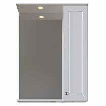 Зеркальный шкаф Бриз 60 П, с подсветкой и розеткой