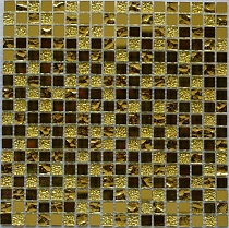 30х30 Мозаика Mirror gold