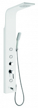Душевая панель RGW SP-05 смеситель, верхний душ, ручной душ, 3 форсунки, цвет белый