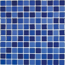 30х30 Мозаика Blue wave-1
