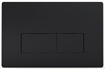 Панель смыва AZARIO цвет чёрный матовый (квадратная) AZ-8200-0092/AZ-P58-0190