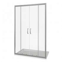 Дверь для душа INFINITY WTW-TD-150-C-CH 150х185 стекло прозрачное 6 мм, профиль хром