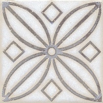 Вставка 9,8х9,8 STG\A402\1266H Амальфи керамогранит орнамент коричневый
