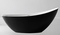 Ванна акриловая отдельностоящая AB9233MB 1,84х0,79х0,77 цвет чёрный матовый