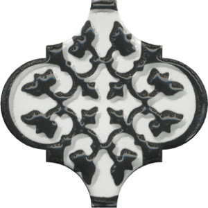 Декор 6,5х6,5 OS\A26\65000 Арабески глянцевый орнамент