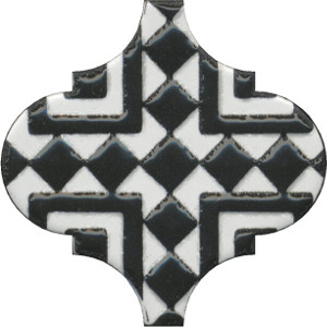 Декор 6,5х6,5 OS\A25\65000 Арабески глянцевый орнамент